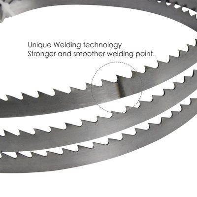 15-28mm Δόντια διαχωρισμός κατακόρυφη ατσάλινη ταινία λεπίδας ζώνη είδαν δίμεταλλική λεπίδα για την κοπή ξύλου