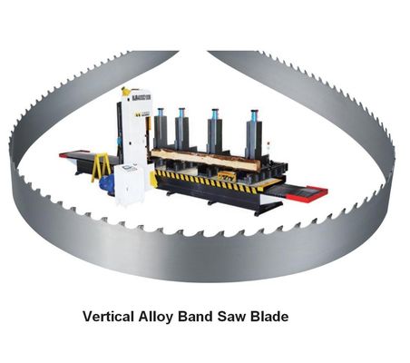 Τύπος TCT Carbide Alloy Wood Cutting Band Saw Blade για συγκολλημένη διαδικασία υψηλής συχνότητας