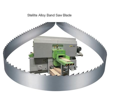 Τύπος TCT Carbide Alloy Wood Cutting Band Saw Blade για συγκολλημένη διαδικασία υψηλής συχνότητας