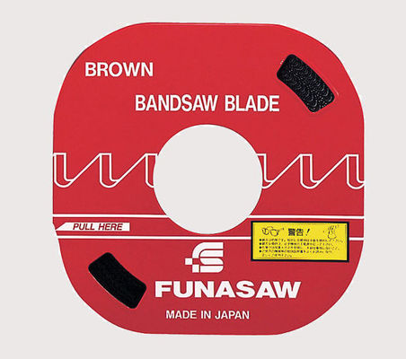 Εισαγωγή SS Steel Metal Saw Blade για τη μηχανή πριονιστικής ταινίας 3-6 mm Ιαπωνία FUNASAW Μικρό μέγεθος