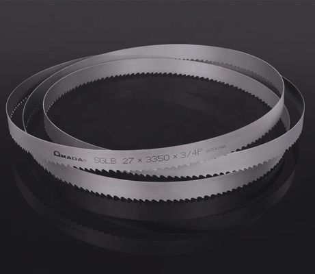 Ιαπωνία AMADA M42 BI-Metal Band Saw Blade Προσαρμοσμένη υποστήριξη OEM πλάτος 27/34/41/54/67/80 mm